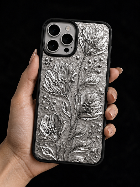 ZILVIQ Pushpa 925 Silver Luxury Case