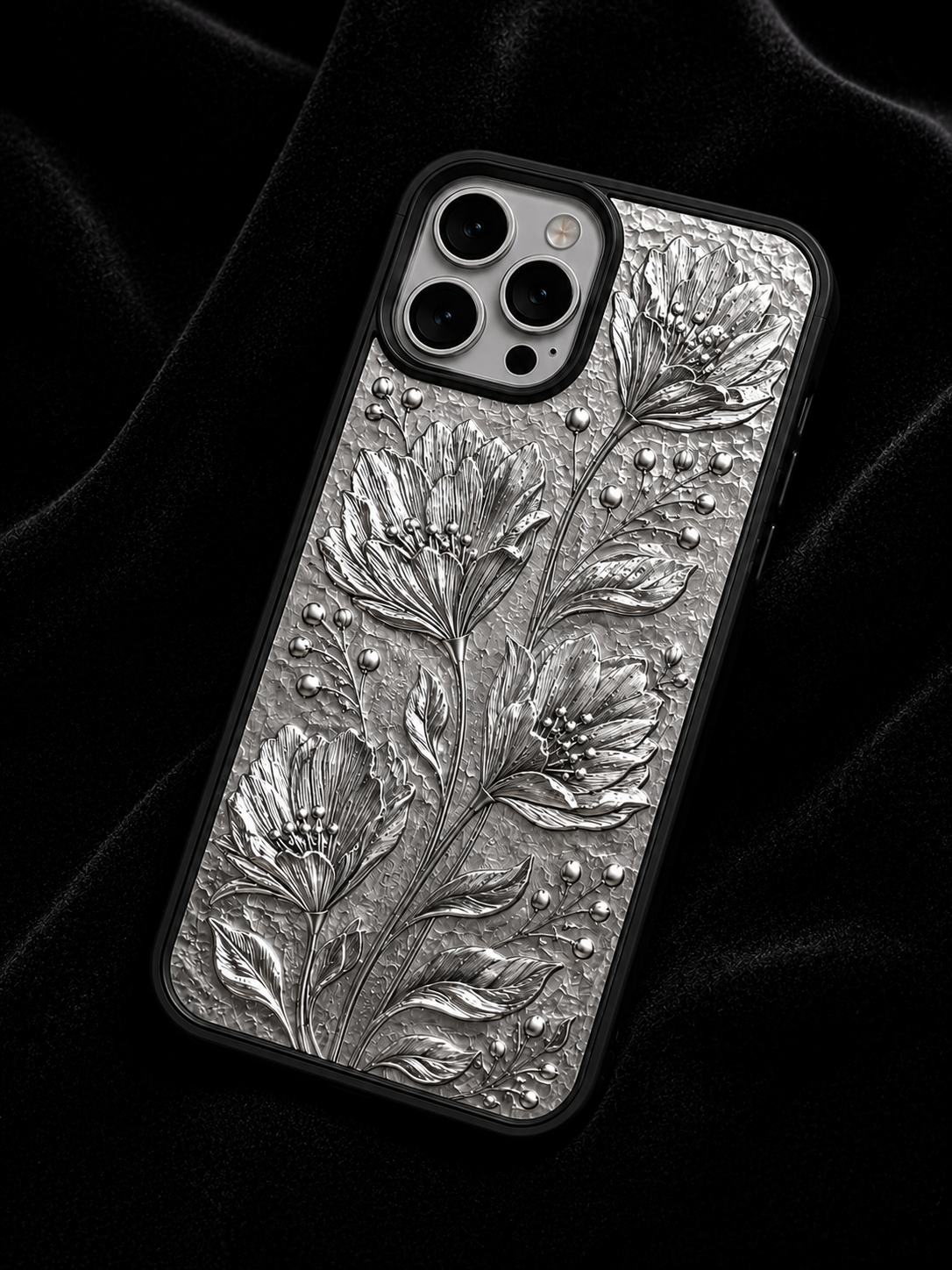 ZILVIQ Pushpa 925 Silver Luxury Case