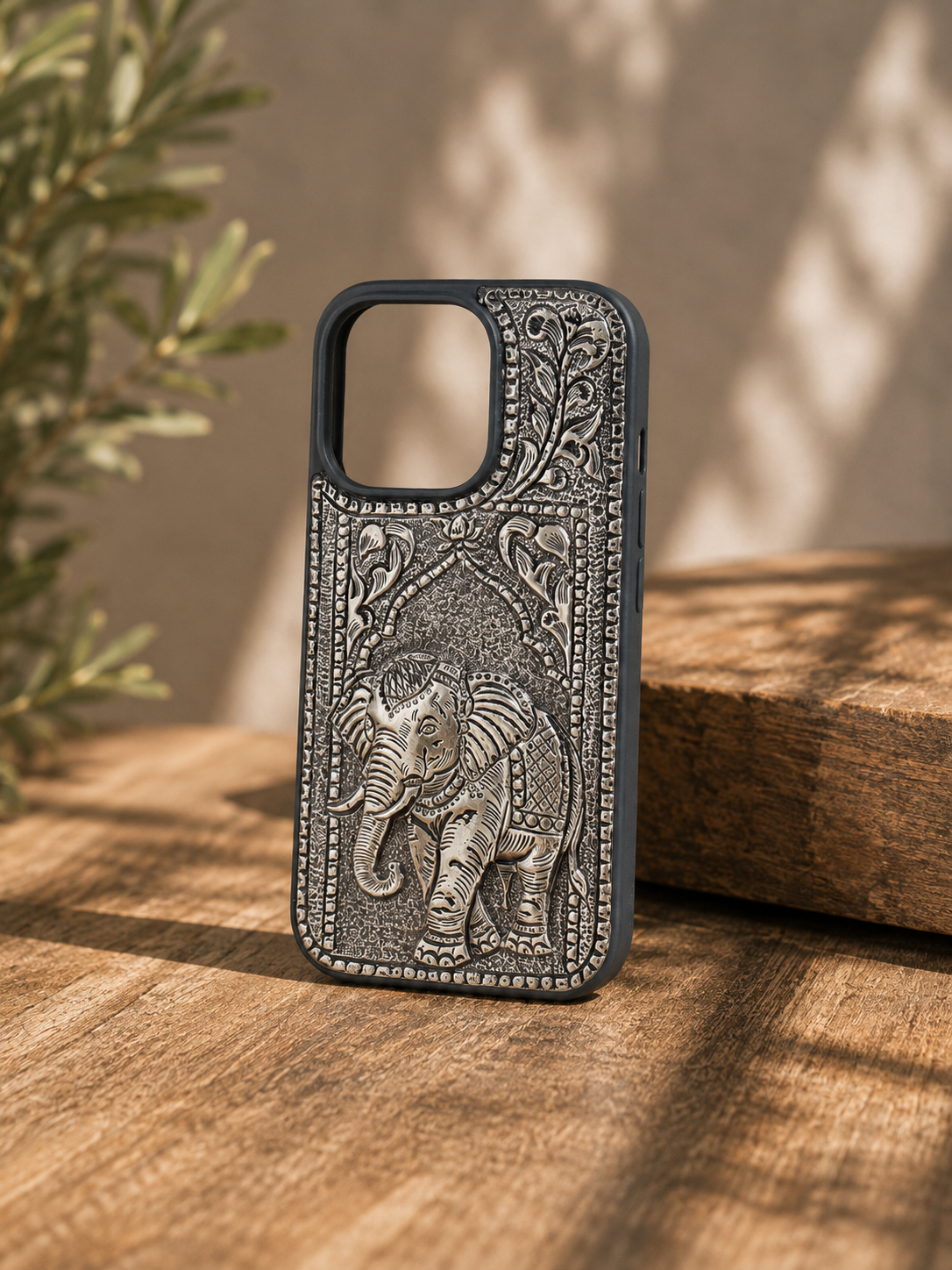 ZILVIQ Handcrafted Royal Elephant Luxury iPhone Case