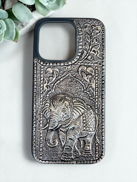 ZILVIQ Handcrafted Royal Elephant Luxury iPhone Case