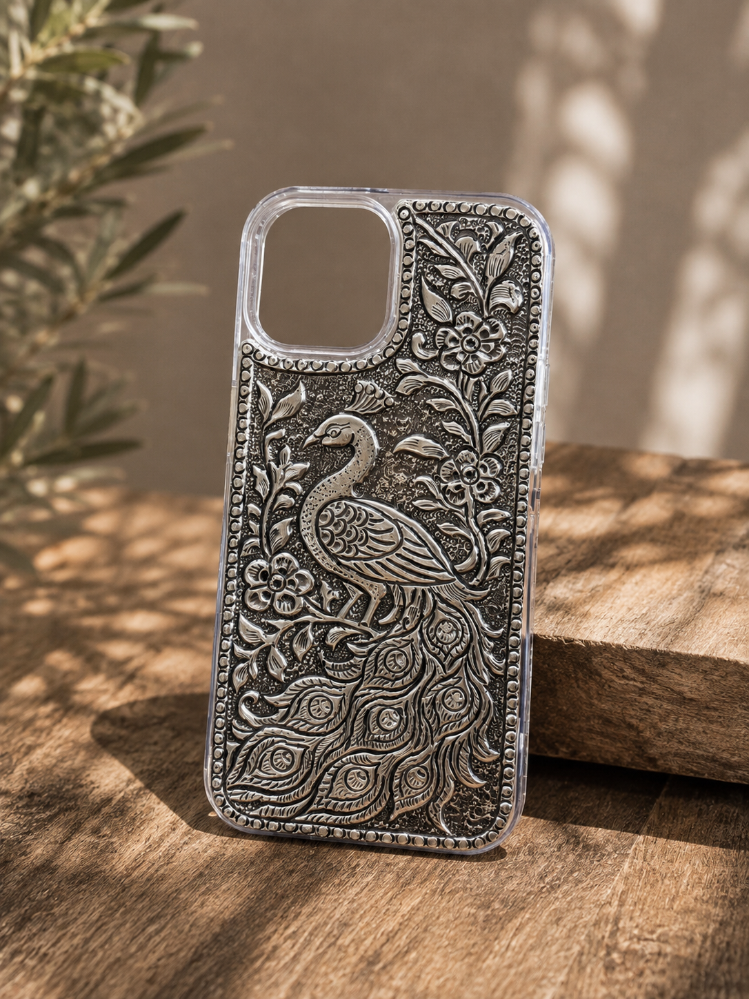 ZILVIQ Handcrafted Peacock Luxury iPhone Case