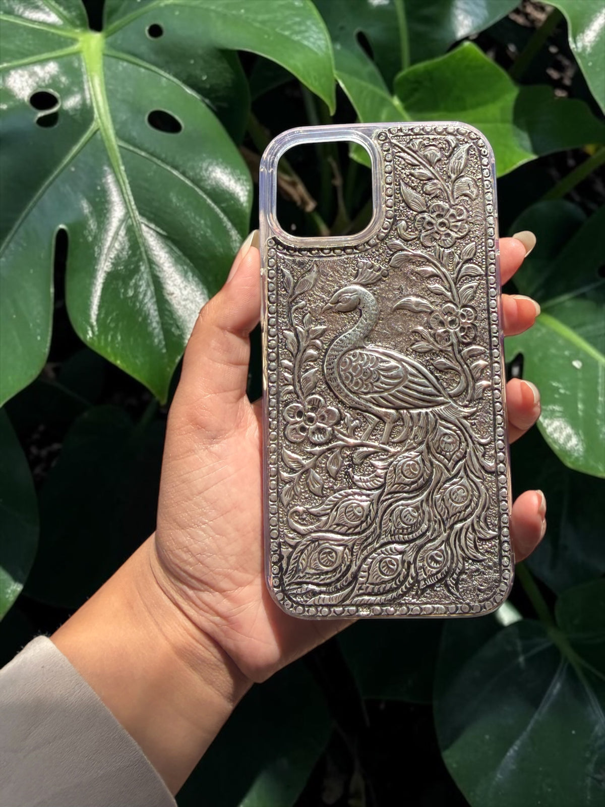 ZILVIQ Handcrafted Peacock Luxury iPhone Case