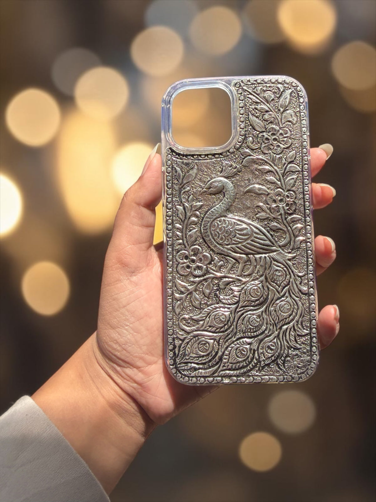 ZILVIQ Handcrafted Peacock Luxury iPhone Case
